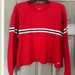 Hollister Women's Red boyfriend tee